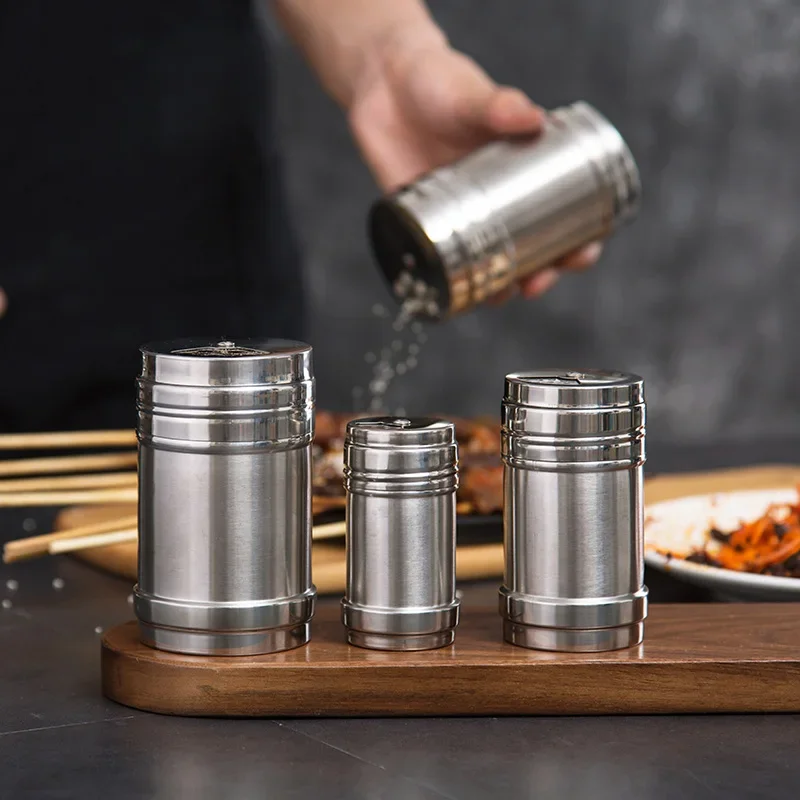 Herb Keeper Bottle - 1PCS Stainless steel condiment bottle salt