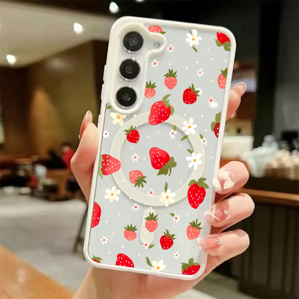Strawberry Huller - Magnetic Wireless Charging Phone Case For