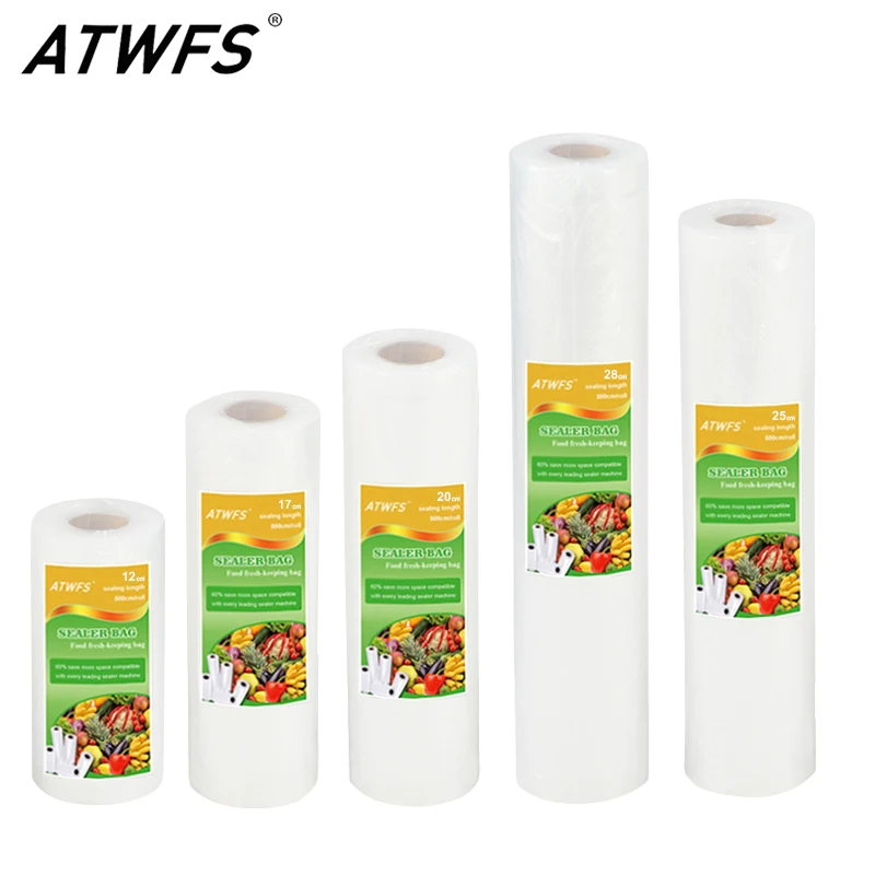 Meal Prep Vacuum Seal Containers - ATWFS Vacuum Bag Packaging Food Vacuum