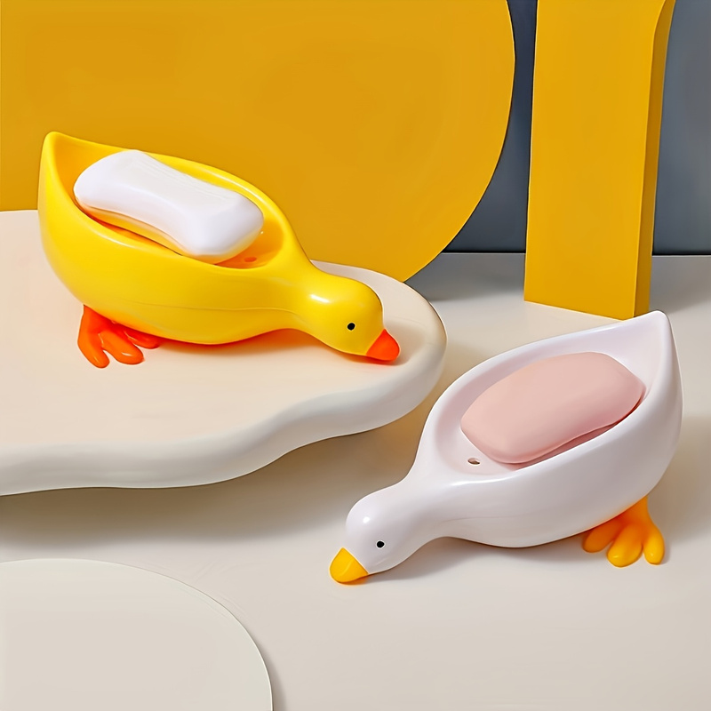 Meal Prep Organizer - Duck Soap Dish-Cute Self Draining Soap