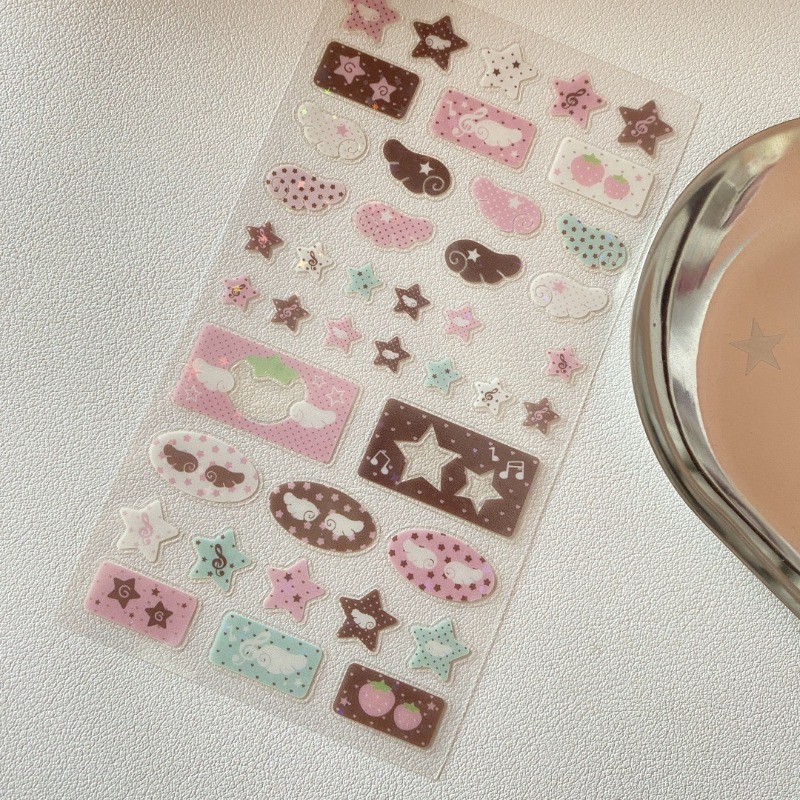 Strawberry Huller - Korean Style Pink Brown Music Note
