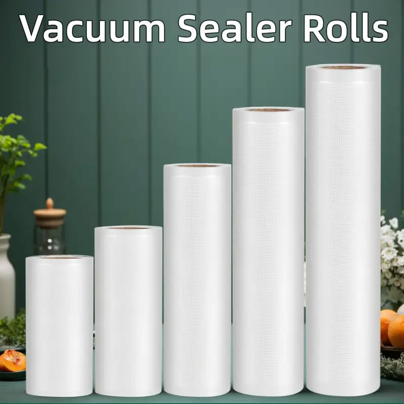 Meal Prep Vacuum Seal Containers - 500CM Vacuum Seal Bags Roll Non-Slip