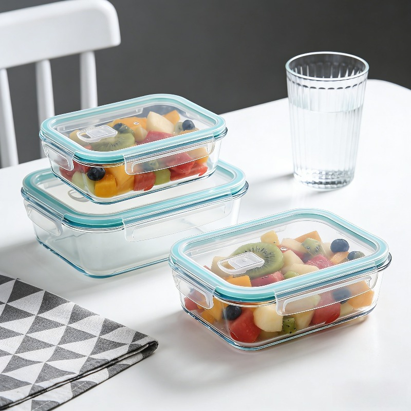 Meal Prep Glass Containers Oven Safe - High Borosilicate Glass Lunch Box Microwave