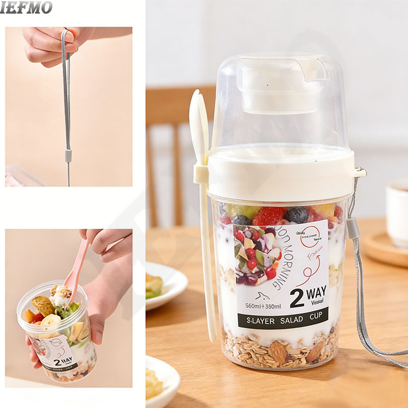On-the-Go Salad Bowl Set with  - đánh giá và giá Meal Prep Weight Loss