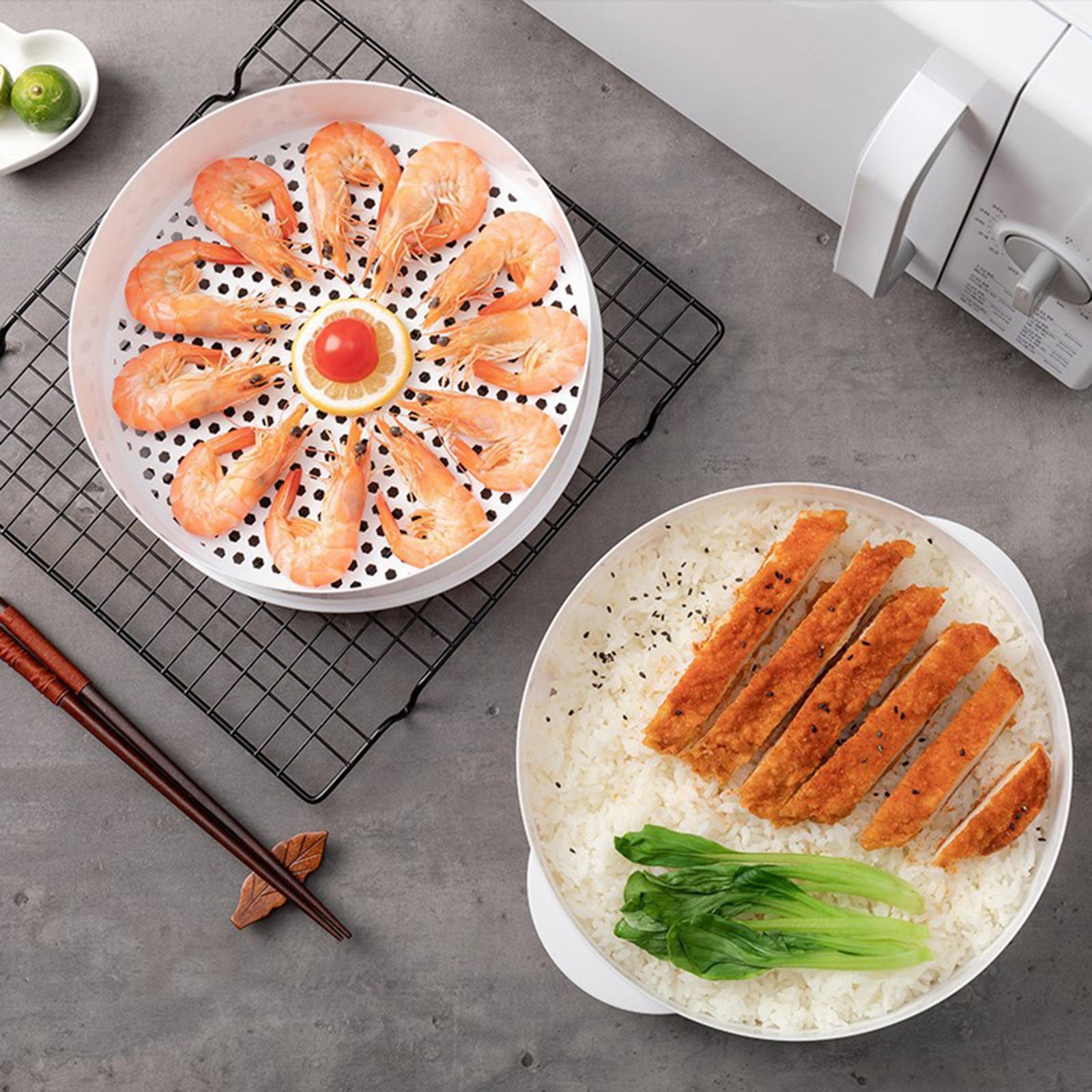 Stackable Microwave Food Steam - đánh giá và giá Meal Prep Quick