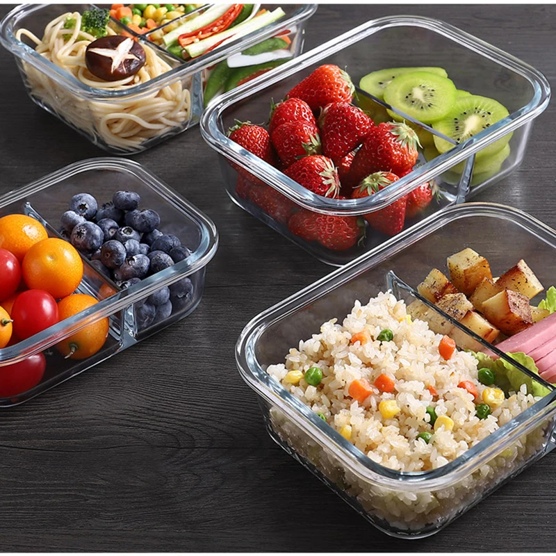 Glass Lunch Box Sealed Fresh-K - đánh giá và giá Meal Prep Glass Containers Oven Safe