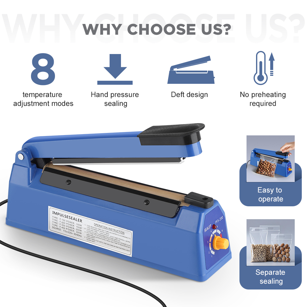 Impulse Sealer Machine Kitchen - đánh giá và giá Meal Prep Vacuum Seal Containers