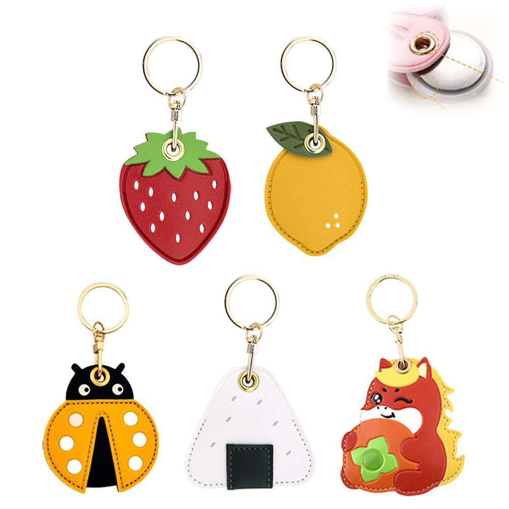 For AirTag 2 Leather Cartoon S - đánh giá và giá Strawberry Huller