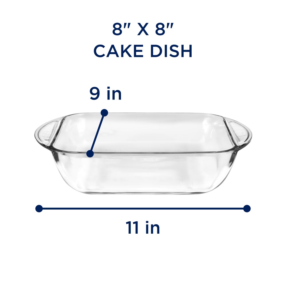Square Glass Baking Pan 8x8 In - đánh giá và giá Meal Prep Glass Containers Oven Safe
