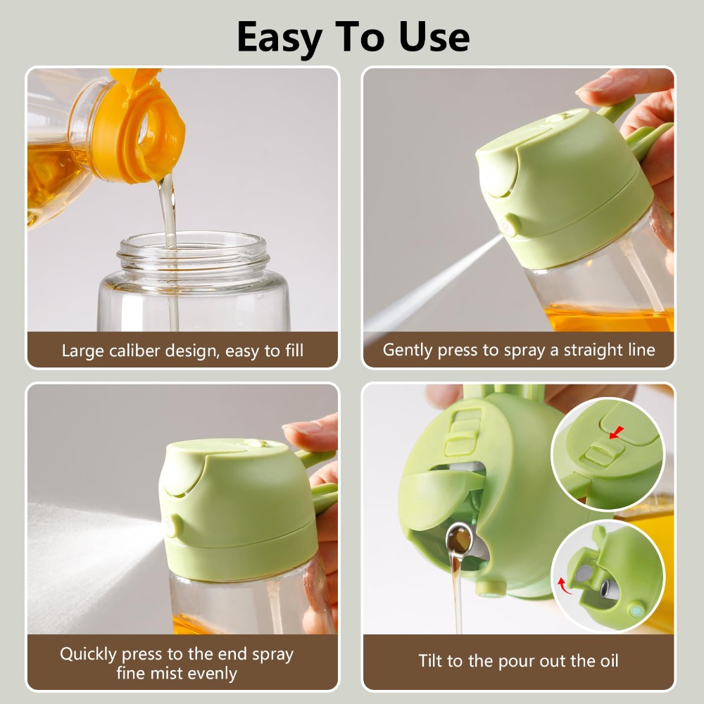 2 In 1 Oil Dispenser/Pour Bott - đánh giá và giá Herb Keeper Bottle