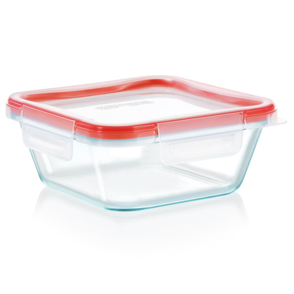 Freshlock 4-Cup Square Glass F - đánh giá và giá Meal Prep Glass Containers Oven Safe