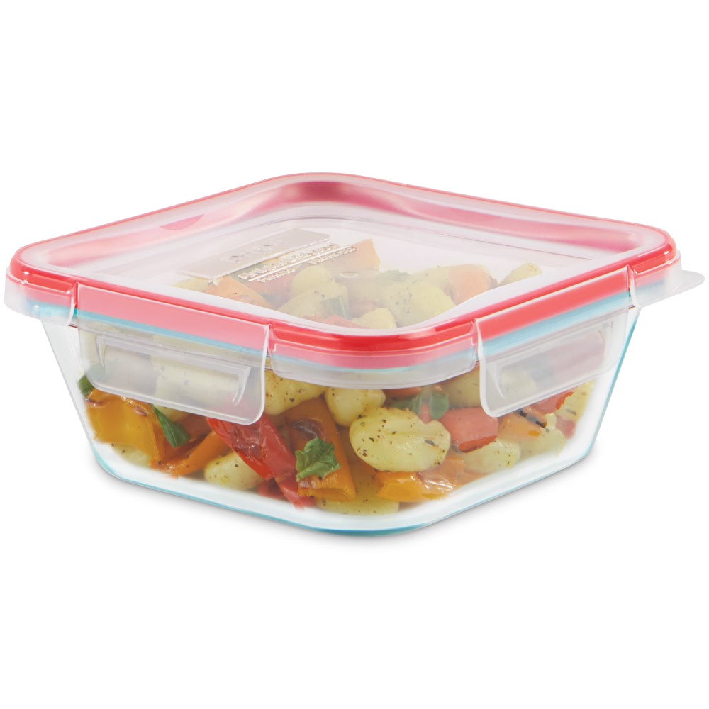 Freshlock 4-Cup Square Glass F - đánh giá và giá Meal Prep Glass Containers Oven Safe