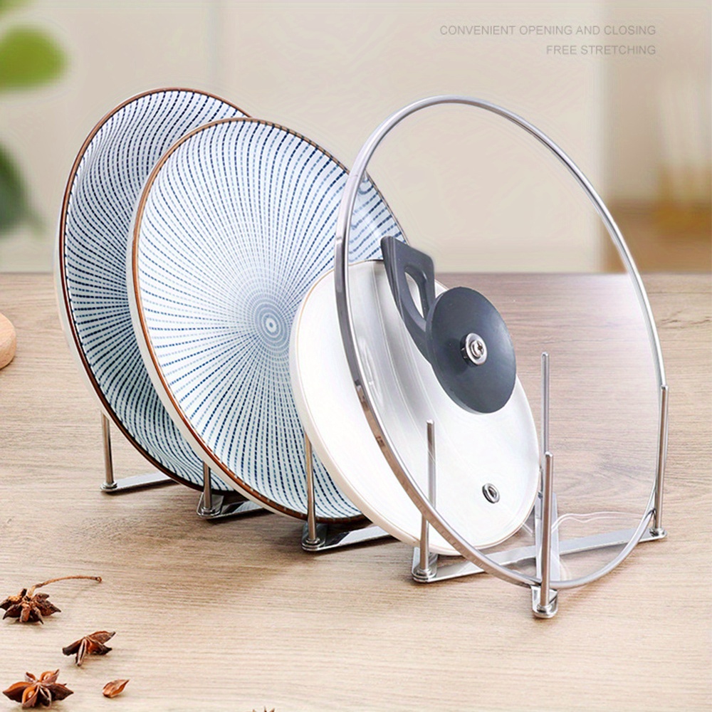 Pot Lid Rack Pan Lid Organizer - đánh giá và giá Meal Prep Organizer