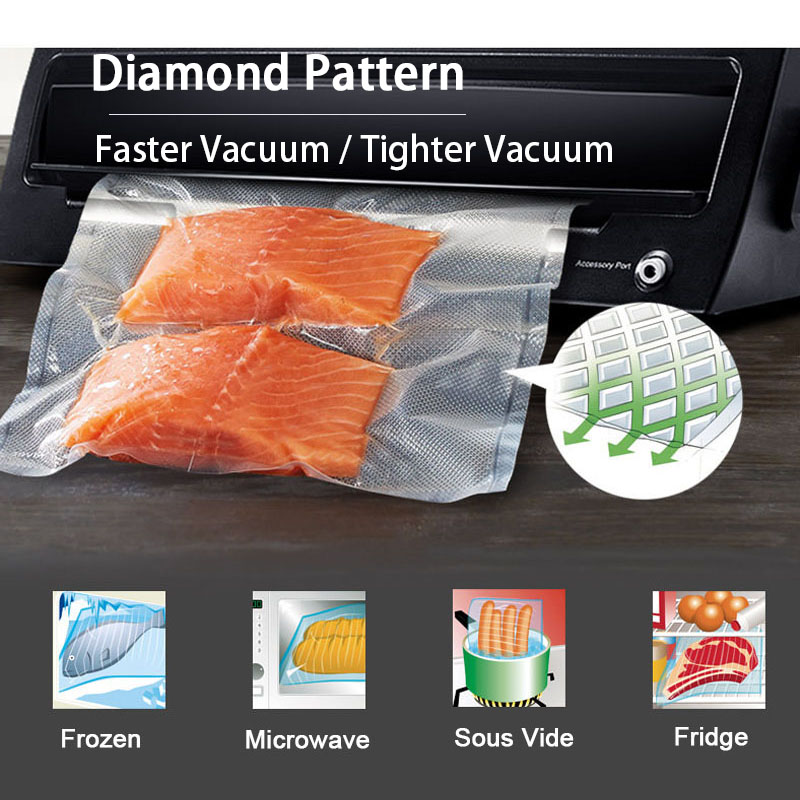 Custom Length Vacuum Sealer Ba - đánh giá và giá Meal Prep Vacuum Seal Containers