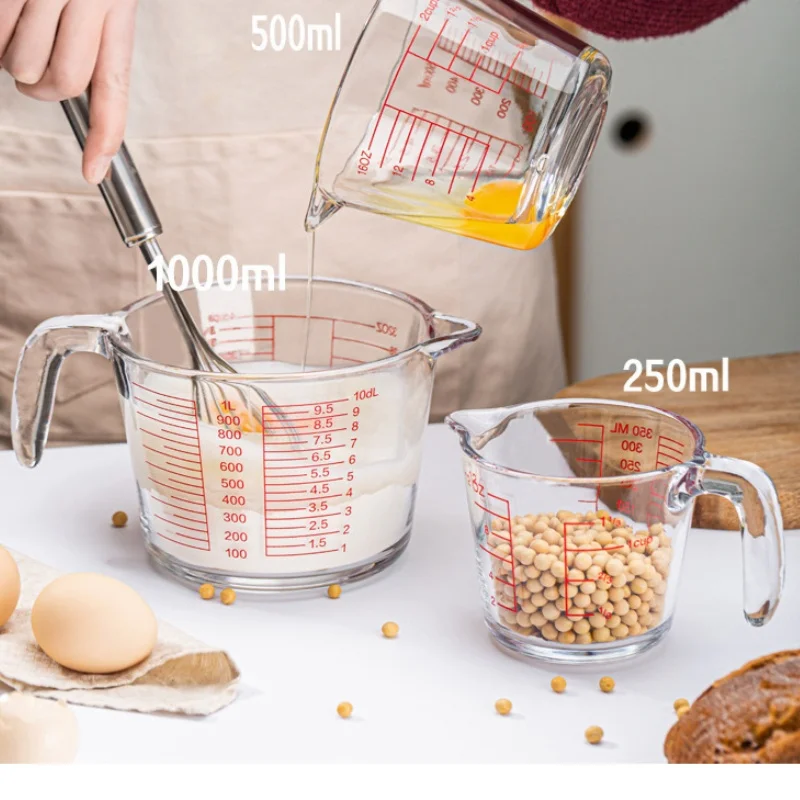 2/4 Cup Glass Measuring Cup Fo - đánh giá và giá Meal Prep Glass Containers Oven Safe