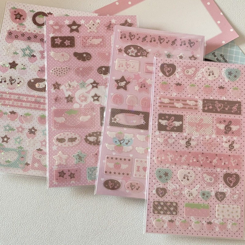 Korean Style Pink Brown Music  - đánh giá và giá Strawberry Huller