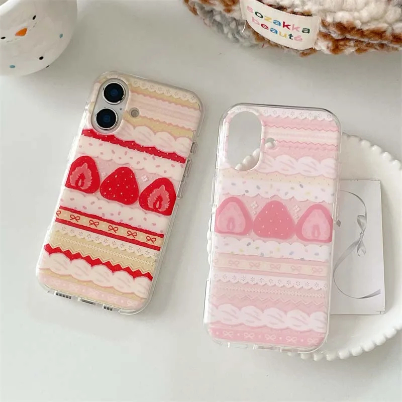 Cream Strawberry Cake Lace Bow - đánh giá và giá Strawberry Huller