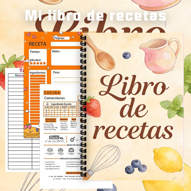 A5 Paper Spanish Recipe Book,  - đánh giá và giá Meal Prep Healthy Recipes