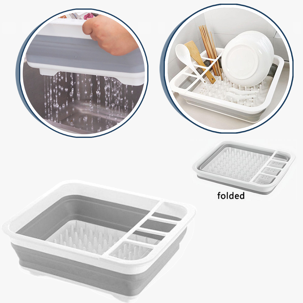 Foldable Dish Drainer Bowl Rac - đánh giá và giá Meal Prep Organizer