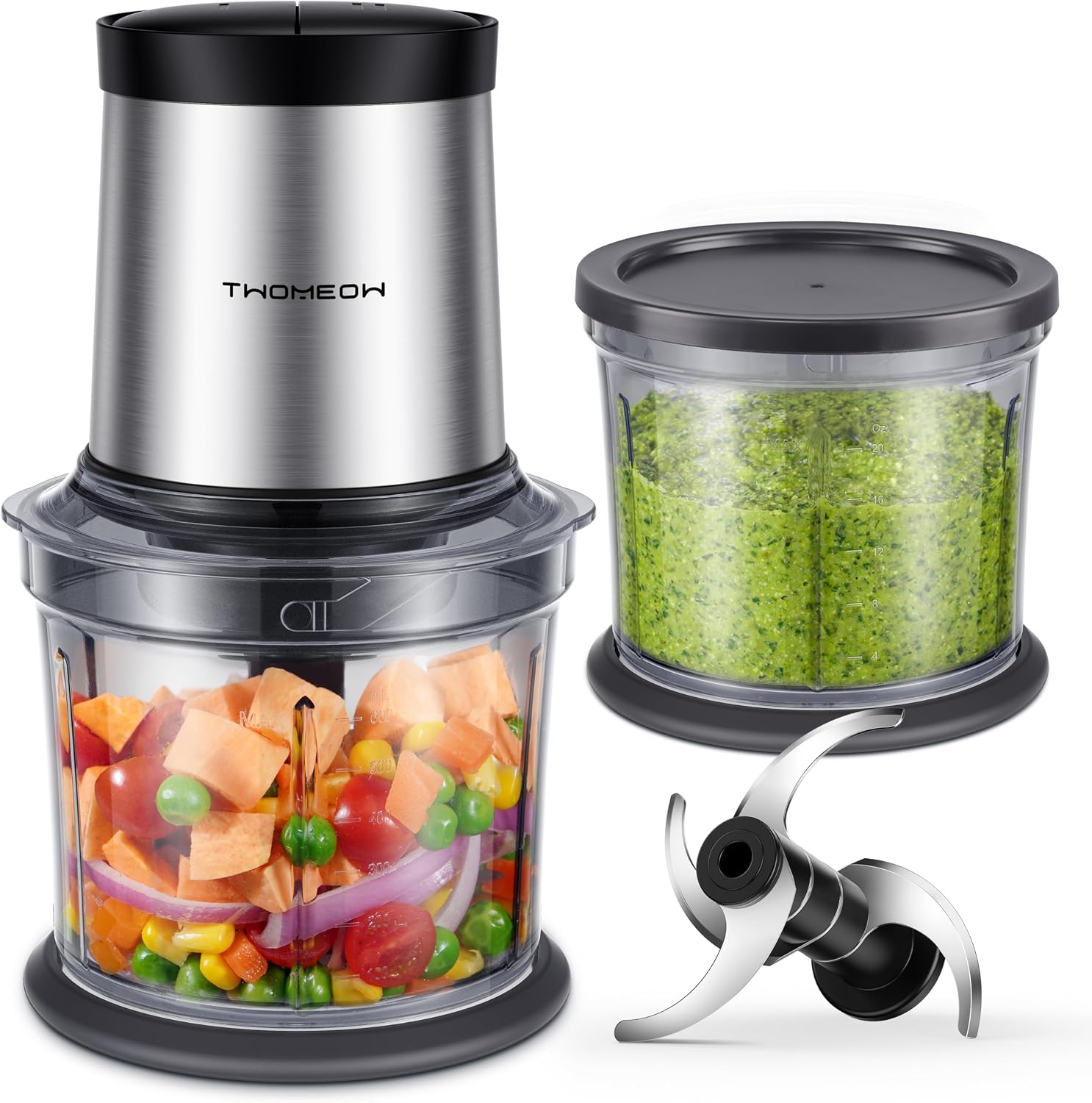 4 Cup Food Chopper, Electric M - đánh giá và giá Veggie Chopper Cup
