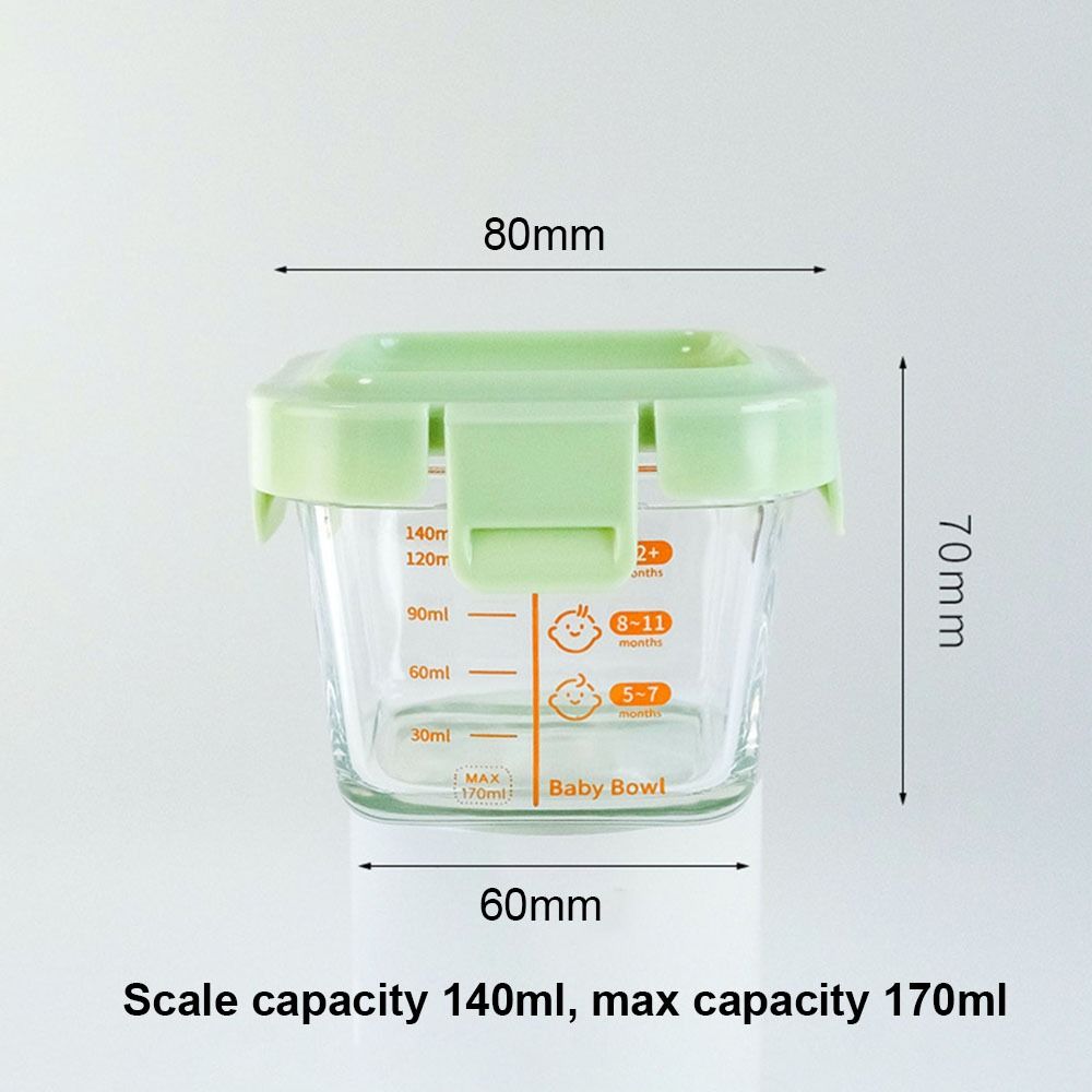 New 170ml Food Storage Box Fro - đánh giá và giá Meal Prep Glass Containers Oven Safe