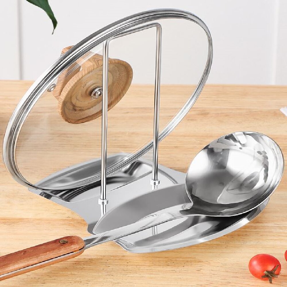 Stainless Steel Pot Lid Holder - đánh giá và giá Meal Prep Organizer