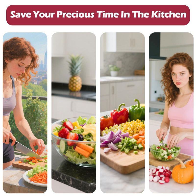 AS63-Kitchen Gadget Fruit Dice - đánh giá và giá Veggie Chopper Cup