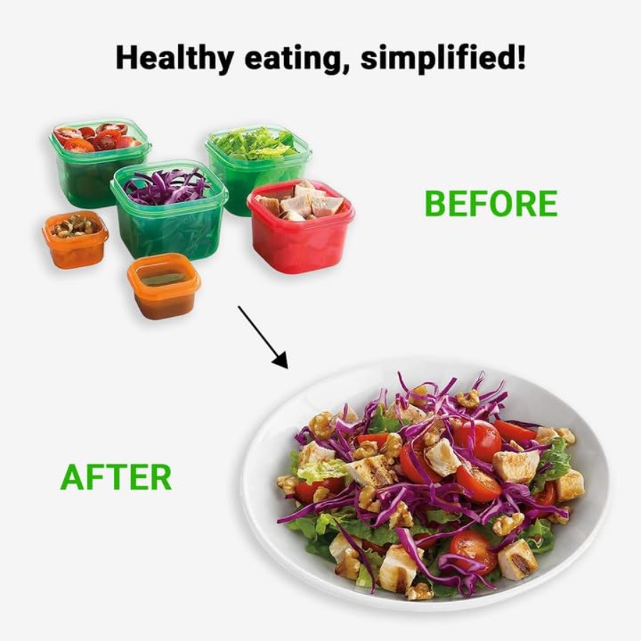 Beachbody 21 Day Fix 7-Piece K - đánh giá và giá Meal Prep Weight Loss