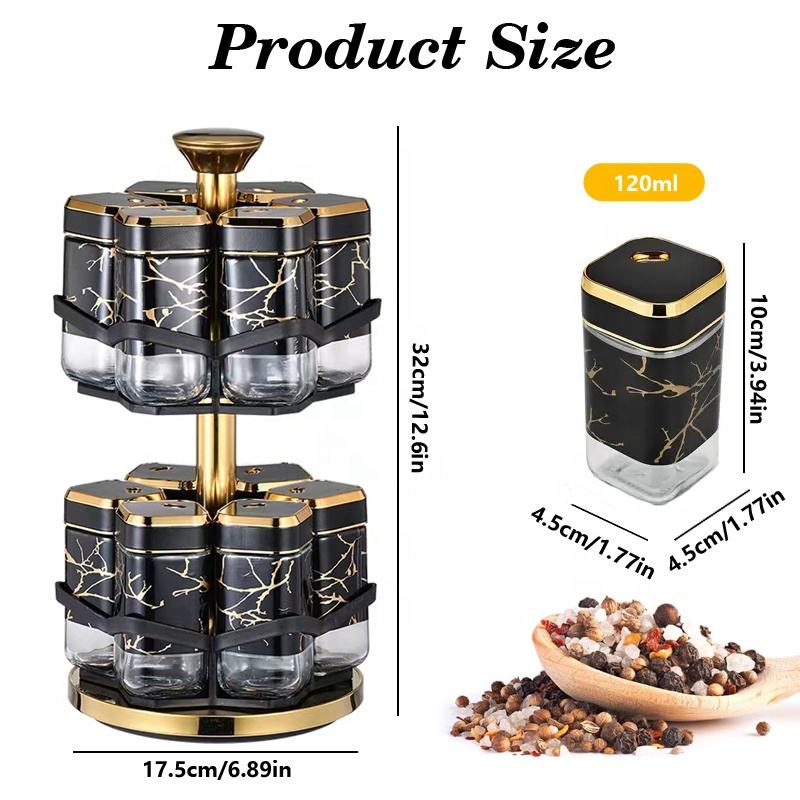 360° Rotating Spice Rack Organ - đánh giá và giá Herb Keeper Bottle