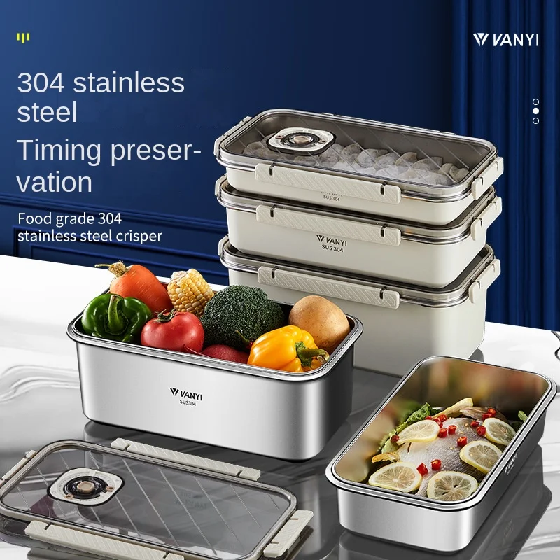 Steel Crisper Sealed Dumpling  - đánh giá và giá Meal Prep Vacuum Seal Containers