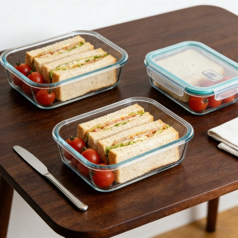 High Borosilicate Glass Lunch  - đánh giá và giá Meal Prep Glass Containers Oven Safe
