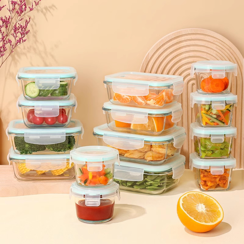 High Borosilicate Glass Lunch  - đánh giá và giá Meal Prep Glass Containers Oven Safe