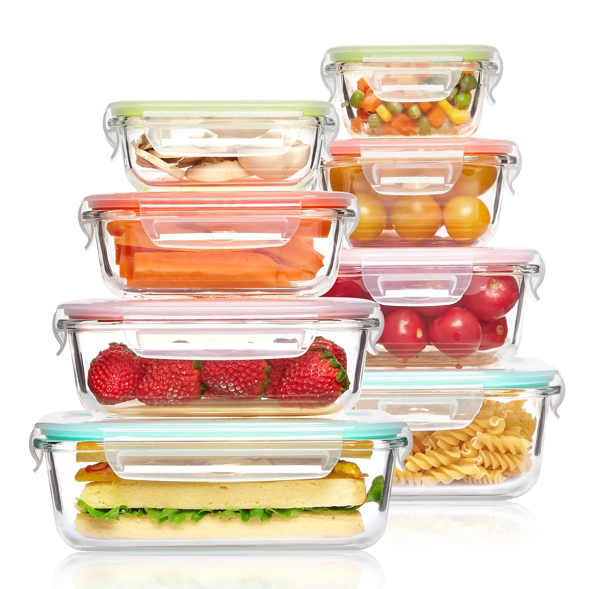 Glass Lunch Box Food Storage C - đánh giá và giá Meal Prep Glass Containers Oven Safe