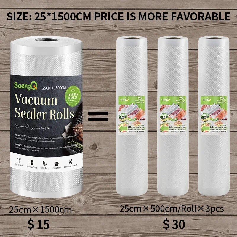 SaengQ Kitchen Food Vacuum Sea - đánh giá và giá Meal Prep Vacuum Seal Containers