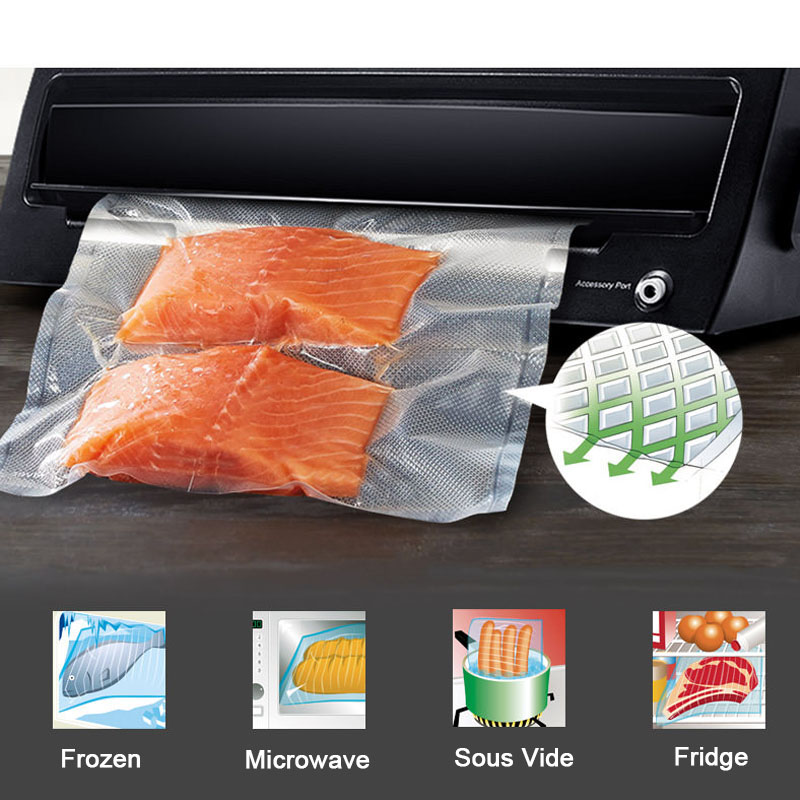 Vacuum Food Saver Sealer Bags  - đánh giá và giá Meal Prep Vacuum Seal Containers