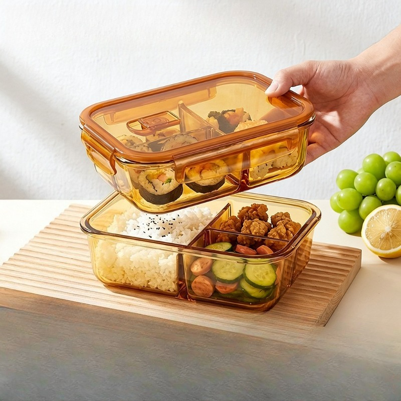 HIGH BOROSILICATE GLASS COMPAR - đánh giá và giá Meal Prep Glass Containers Oven Safe