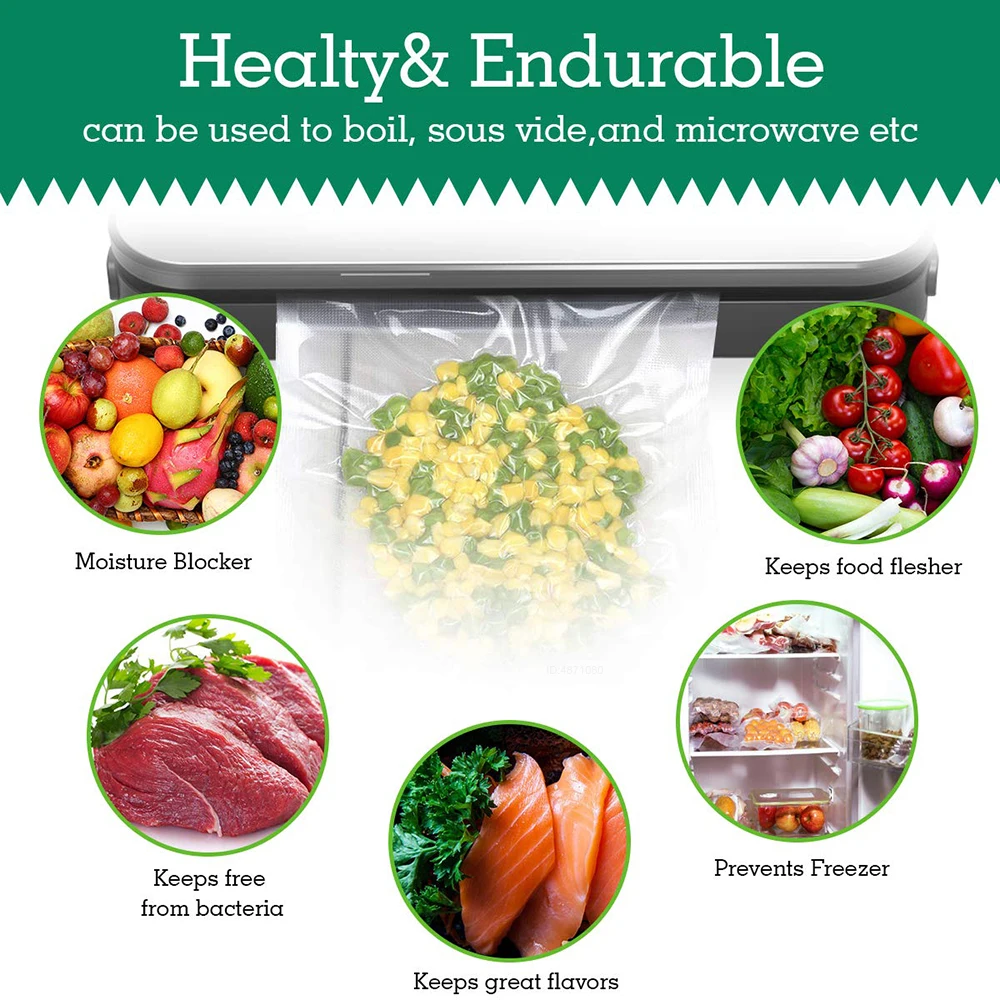 Sous Vide Roll Bags for Vacuum - đánh giá và giá Meal Prep Vacuum Seal Containers